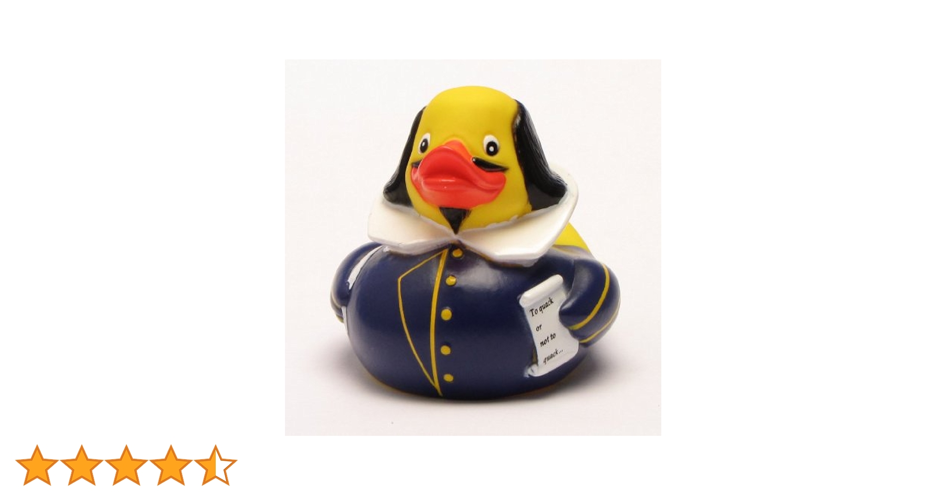 Amazon.co.jp: Yarto - Shakespeare Rubber Duck - ゴム製の